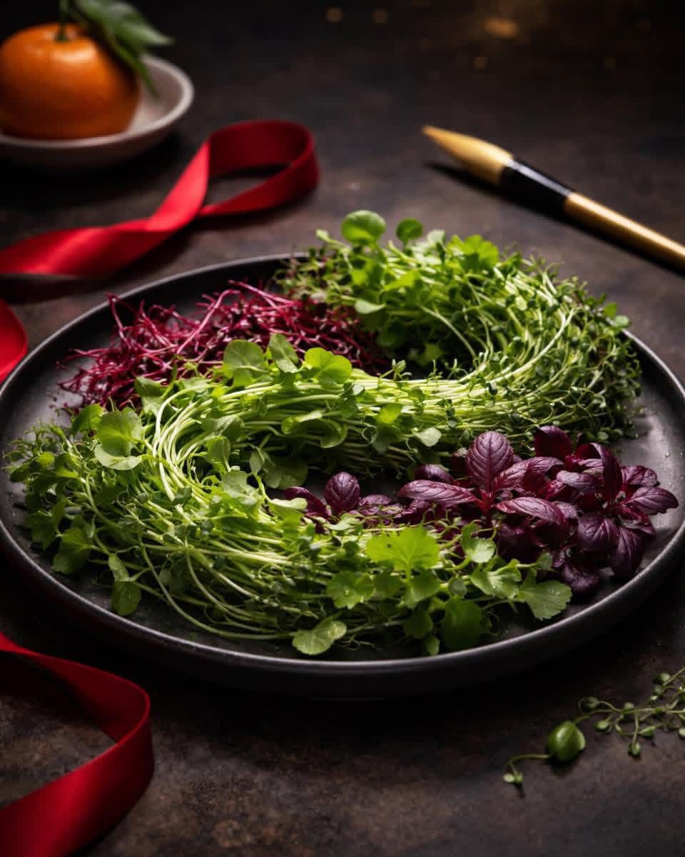 Sustainable agricultural practices at Microgreens Lanka